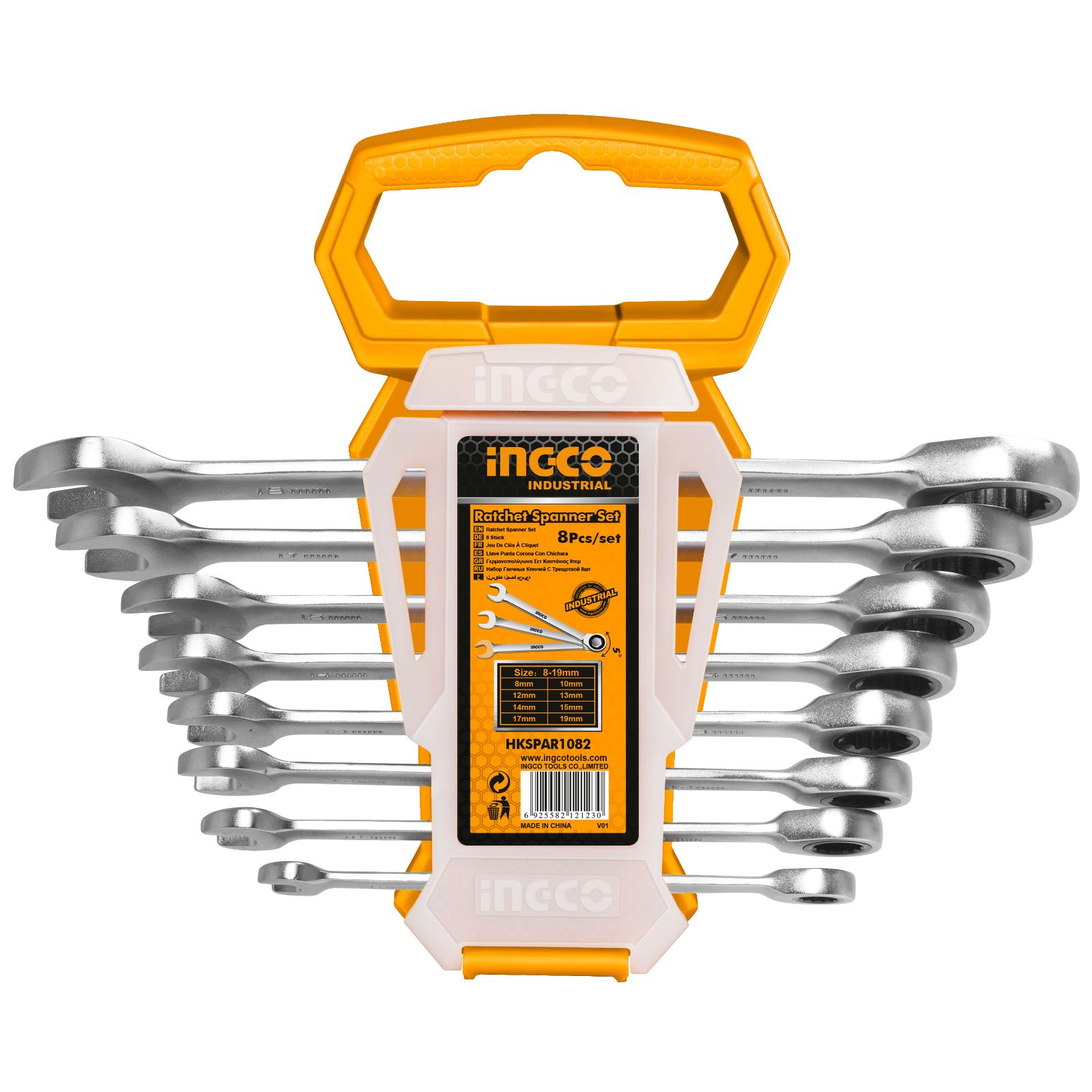 Ratchet Spanner Set (Industrial) Ingco Tools South Africa