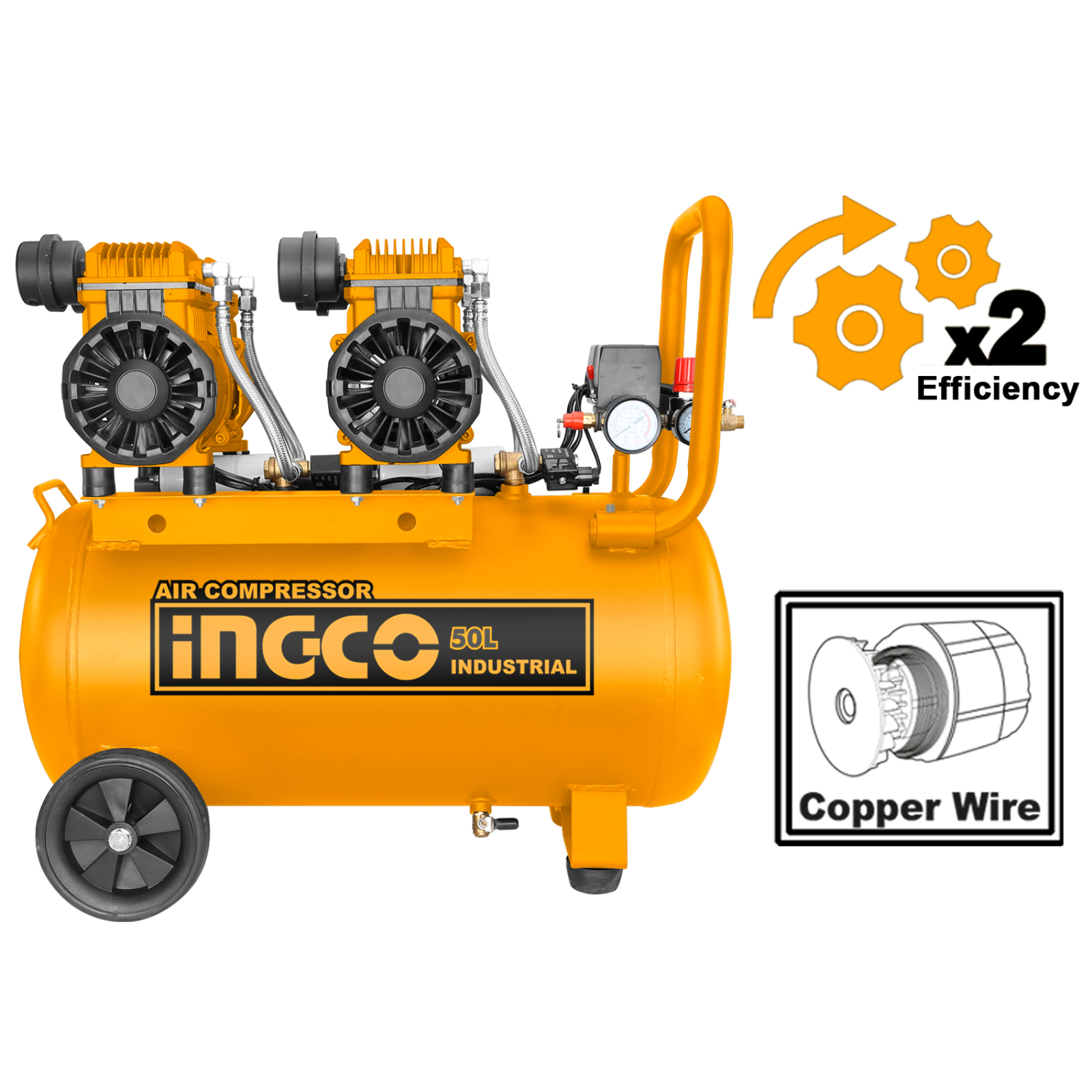 Air compressor 50L (Industrial) Ingco Tools South Africa